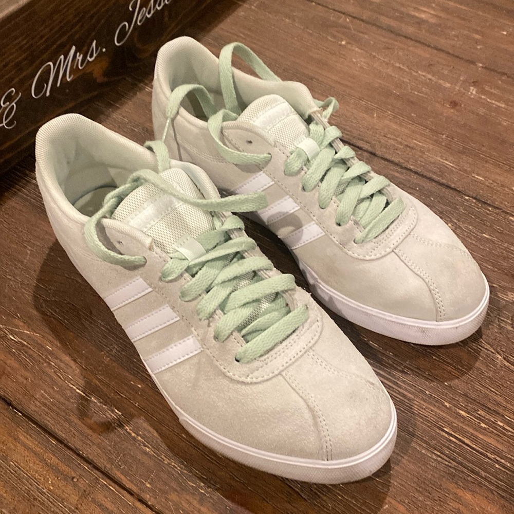Womens Mint Green Adidas Ortholite Float Sneakers Size 7.5